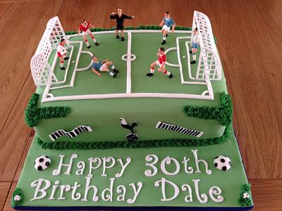 Football pitch cake - Cake by Roberta