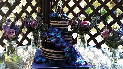 Jack and Sally Naked Wedding - Cake by FantasticalSweetsbyMIKA