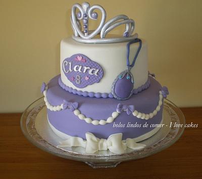 Princess Sofia's tiara - Cake by Gabriela Lopes (Bolos lindos de comer)