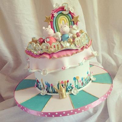 Peppa Pig birthday cake - Cake by Dee