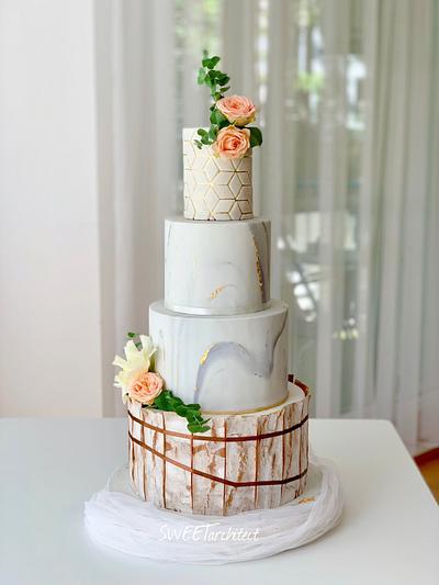 Wedding cake - Cake by SWEET architect