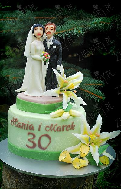 Anniversary cake - Cake by Anna Krawczyk-Mechocka