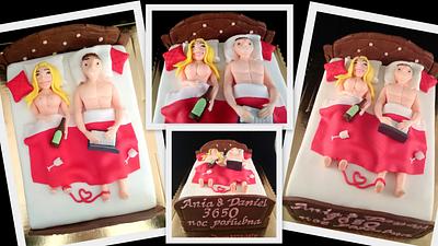 wedding anniversary cake - Cake by kasiaaaaa