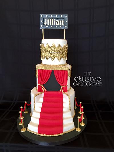 Red Carpet for Jilly - Cake by The Elusive Cake Company