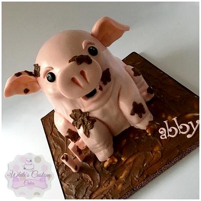 This Little Piggy  - Cake by Sabrina - White's Custom Cakes 