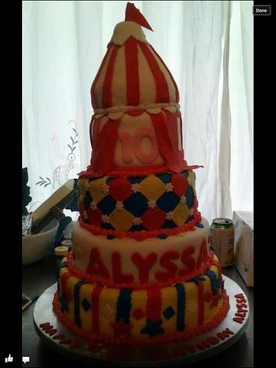 Circus cake - Cake by Eneida Diaz