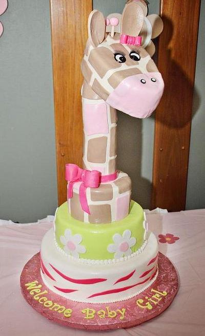 Jungle Jill themed baby shower cake! :) - Cake by Janine