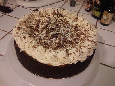 Kahlua Chocolate Chip Cheesecake - Cake by Elise