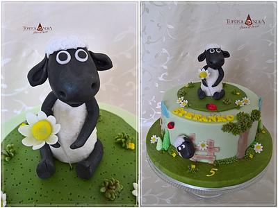 Shaun The Sheep Cake - Cake by Tortolandia