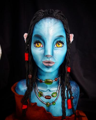 Avatar bust cake - Cake by Sweetcakes