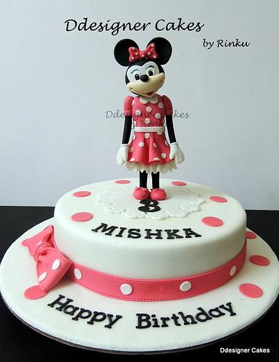 Cake Topper -Minnie Mouse - Cake by D Cake Creations®