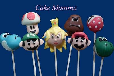 Super Mario Cake Pops!! - Cake by cakemomma1979