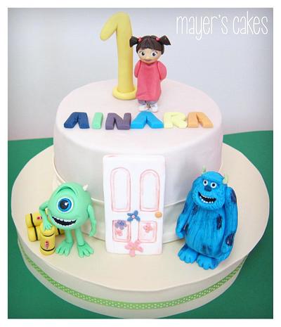 Monsters Inc cake - Cake by Mayer Rosales | mayer's cakes