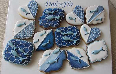 Little Blue Fish - Cake by DolceFlo