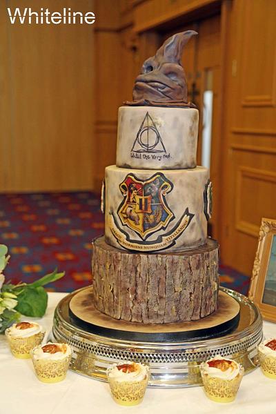 Harry Potter Wedding  - Cake by Shirley Jones 