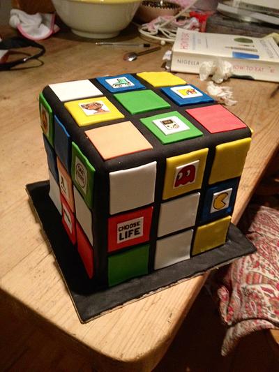 Rubiks cube cake - Cake by Paul Kirkby