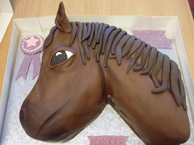 A horse Birthday Cake - Cake by Swirled With Love Cupcakery
