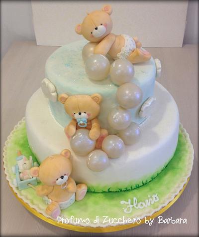Christening bubbles cake - Cake by Barbara Mazzotta