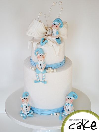 Winter Snow Elves - Cake by Inspired by Cake - Vanessa