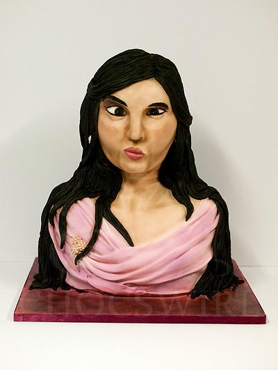 21st Bust Cake  - Cake by Robyn