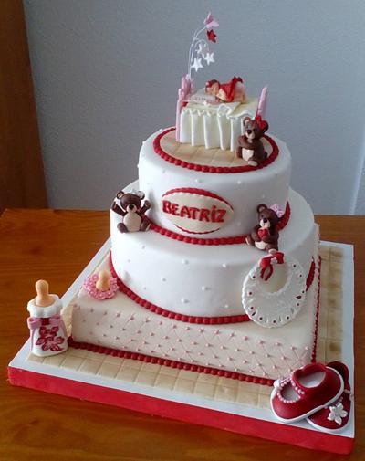 CHRISTENING CAKE BEATRIZ - Cake by Camelia