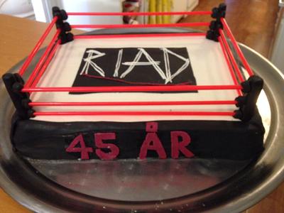 Wrestling cake - Cake by helenfawaz91