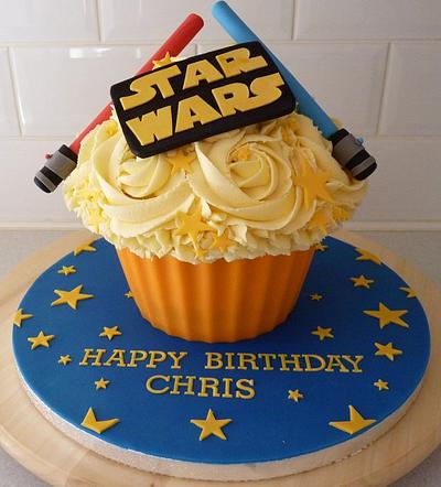 Star Wars Giant Cupcake - Cake by Sharon Todd