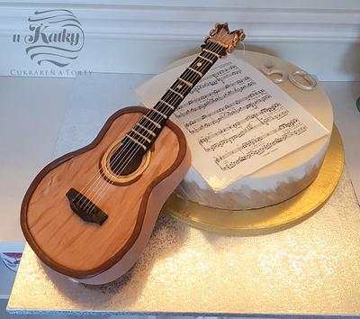 Guitar - Cake by Katka