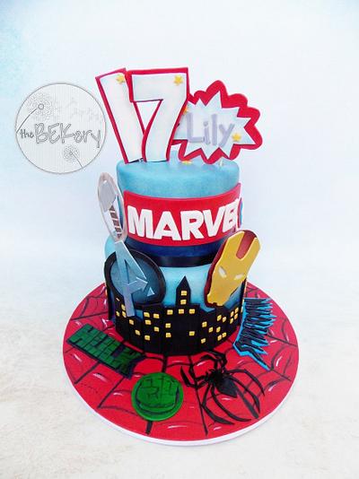 Marvel Superheroes Cake - Cake by Rebecca Landry