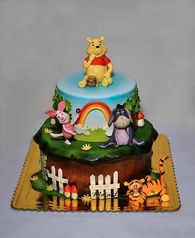 Winnie the Pooh and friends - Cake by majalaska