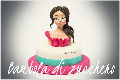 Lady in pink - Cake by bamboladizucchero
