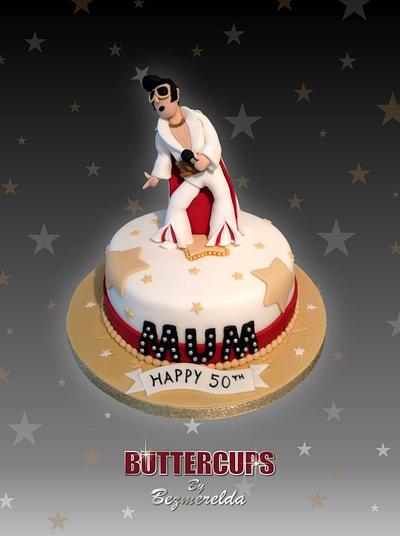 Elvis Presley cake - Cake by Bezmerelda