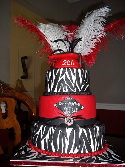 3 tier Graduation cake - Cake by Jackie