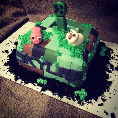 Minecraft - Cake by Cakesbynini 