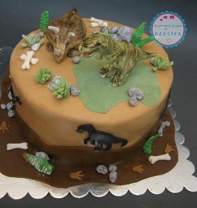 dinosaur cake - Cake by Dzesikine figurice i torte