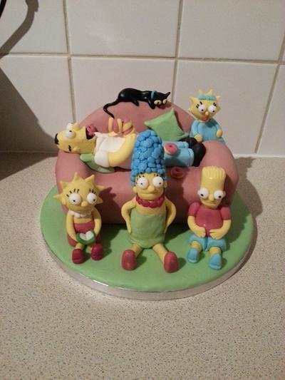 The Simpsons - Cake by Lyn 