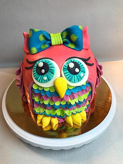 3D cake owl 🦉  - Cake by Julia