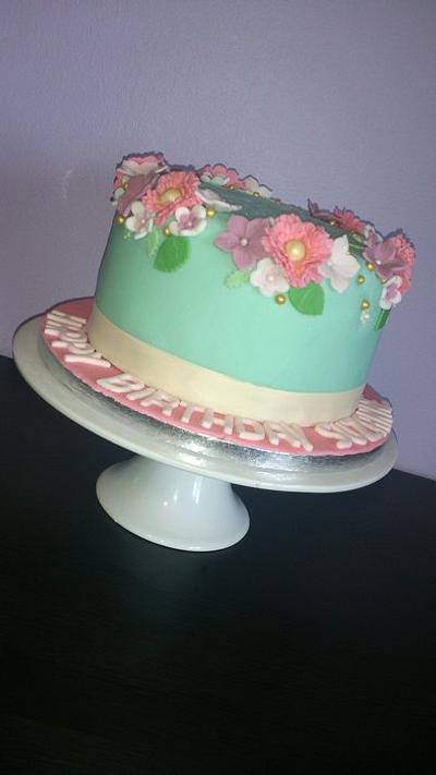 Summer Flowers Birthday Cake - Cake by Rosewood Cakes