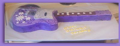 Guitar Birthday Cake - Cake by Charis