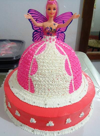 My First Barbie Doll Cake - Cake by Venelyn G. Bagasol