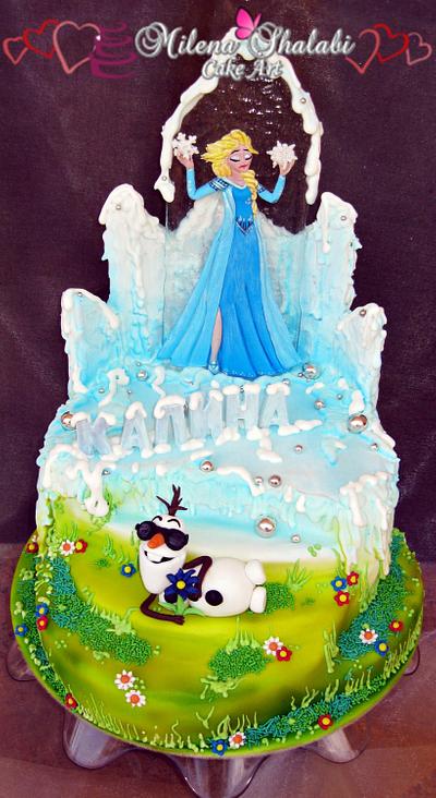"Frozen" in summer mood  - Cake by Milena Shalabi