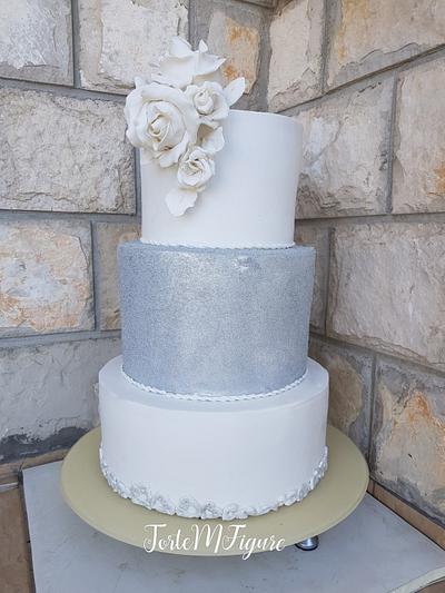 Flower wedding cake - Cake by TorteMFigure