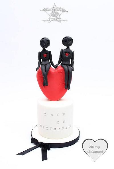 Be My Valentine collaboration - Cake by Starry Delights