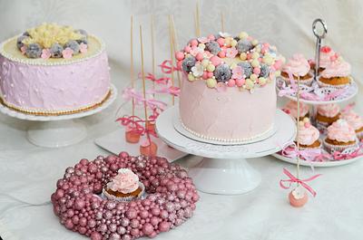 babygirl 1st burthday cake - Cake by Crema pasticcera by Denitsa Dimova