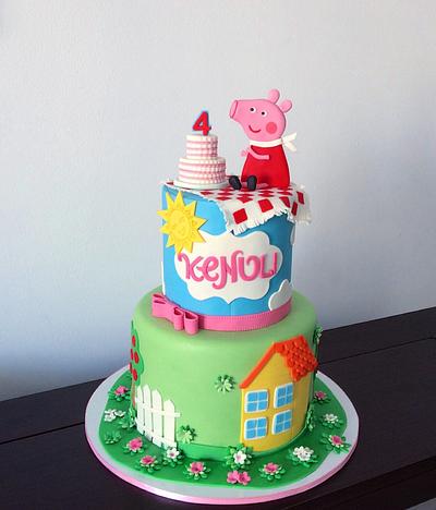 Peppa - Cake by Couture cakes by Olga