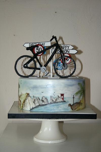 Keen cyclist cake - Cake by Alison Lee
