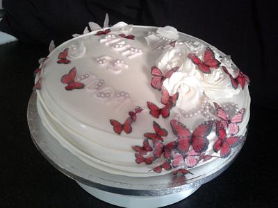 butterfly cake  - Cake by tracy