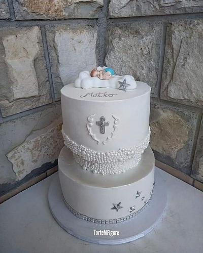 Christening fondant cake - Cake by TorteMFigure