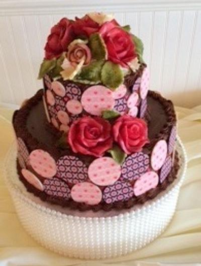 Kieran & Marie's Wedding Cake - Cake by Beryl's Cake Decorating & Pastry Supplies