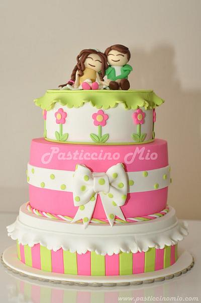Engagement Cake  - Cake by Pasticcino Mio